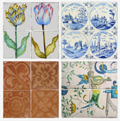 Almaviva Paris handmade azulejos Delft replica tiles